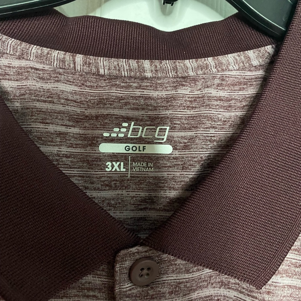 New BCG Men’s 3X Polo Shirt